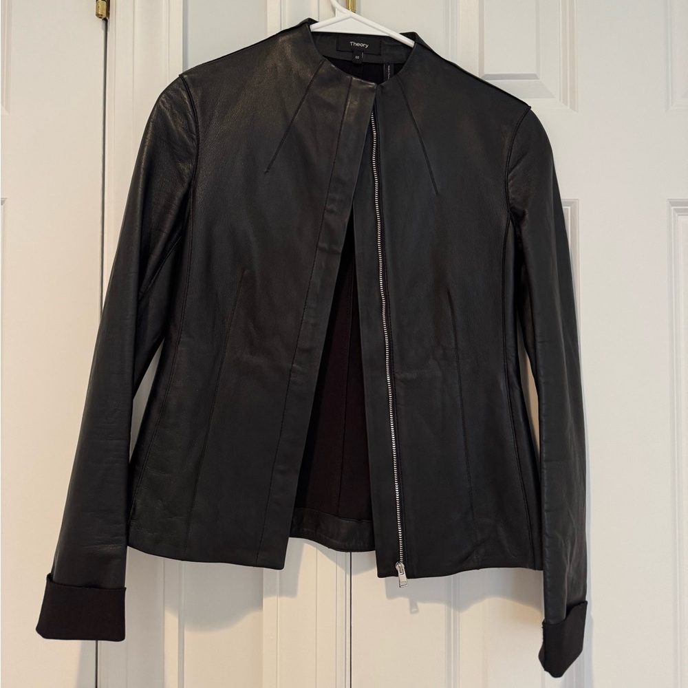 NWT Theory Leather Jacket